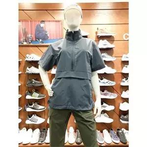 [셀러허브 스포츠레저]케이스위스_EEFW201GB_하이넥 우븐 반팔 아노락 점퍼 (9425265)