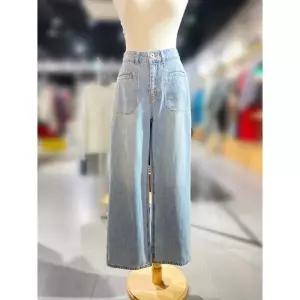 수량한정 [베네통] 포켓 와이드 데님 팬츠 (BADPA9631) 2754575