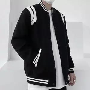 남성 배색 집업 바시티 자켓 ON-JUA-QWFOOAI2