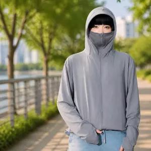 여름 자외선차단 집업 점퍼 UPF50+ 쿨링 냉감 얇은 바람막이얇은티셔츠 하프 반업 후드 긴팔 간절기