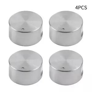 4Pcs 로터리 스위치 라운드 손잡이 스토브 버너 오븐 주방 부품 가전 대 한 핸들