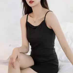 [라일리여성언더웨어] Rly 일자 여성 여름 슬림핏 나시 트렌디 파자마