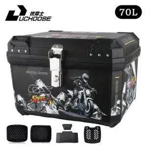 70L 테일 박스 오토바이 범용 트렁크 R1200GS 상단 후면 수하물 도구 대용량