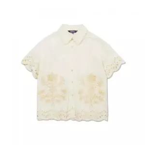 펜필드 PENFIELD 레이저 커팅 엠브로이더리 하프 셔츠 레몬FS2WR31F 670060