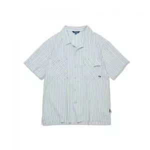 펜필드 PENFIELD 크로쉐 스트라이프 하프 셔츠 스카이블루FS2WR06U 670032