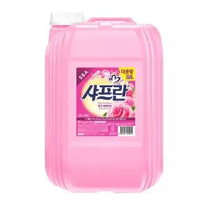 샤프란핑크20L/샤프란/섬유유연제/대용량/세탁세제
