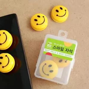 보드자석 칠판자석 6p 메모 자석 자석홀더 화이트보드 자석보드 스마일