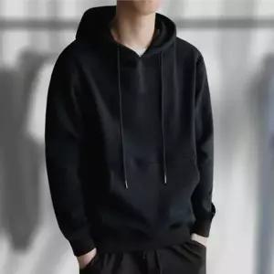기본 레이어드 무지 빅사이즈 봄 후드티 남자 루즈핏 가을 쭈리 얇은 회색 가벼운 커플