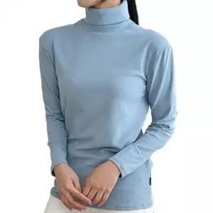 친절한탄씨 긴팔티 여성 폴라티 하이넥 티셔츠 데일리 겨울 이너 레이어드티셔츠 목폴라 폴라티
