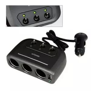 시거잭 12V24V겸 USB 스위치3구 멀티소켓 차량용품