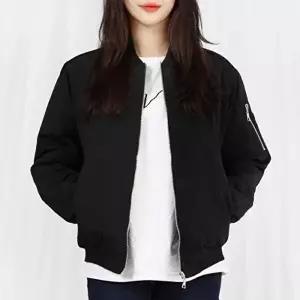 [셀러허브 패션]여자 빅사이즈 겨울 기본 블루종 항공점퍼 패딩 고급 (27739714)