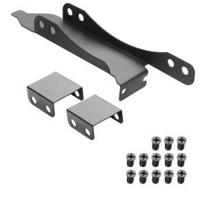 YAODHAOD 듀얼 팬 마운트 랙 PCI 슬롯 브래킷 9CM/12CM 컴퓨터 라디에이터 홀더 그래픽 카드 브래킷(듀얼 랙)