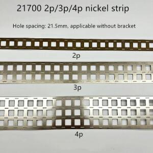 21700 배터리 구멍 간격 21.5mm 연결 플레이트 스탬프 SPCC 니켈 도금 1 미터 병렬 브래킷 없음 스트립