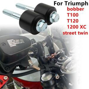 Triumph Bonneville T100 Bobber black Scrambler Street Twin 용 바이크 오토바이 핸들 바 라이저 클램프