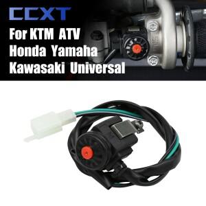 바이크 오토바이 시작 및 킬 스위치 NO/OFF 버튼 Yamaha ATV KTM Honda Kawasaki 등 일반적으로 열림 전기