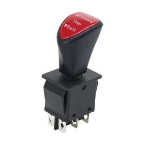정방향-정지-역방향 DPDT 6핀 래칭 슬라이드 로커 스위치 KCD4-604-6P 125V 리모컨 자동차 핸들 보트