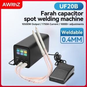 AWithZ UF20B 에너지 저장 슈퍼 패러드 커패시터 스폿 용접기 18650 리튬 배터리 DIY 니켈 시트