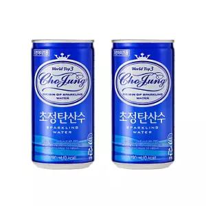 초정탄산수 플레인 190ml x 30캔 탄산음료