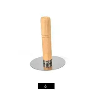 (소) 나무 손잡이 호떡 누르개/원목/부침개/명절/설날/가게/업소용/업장/매장/분식/식당/가정용/유치원/