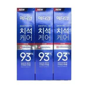 메디안 치석 오리지널 치약 120g 3입