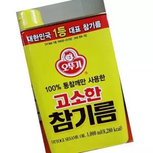 오뚜기 고소한 참기름 1L 업소용 대용량 요리 향신료