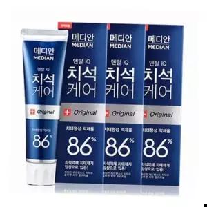 치약도매 메디안 치석케어 오리지널 치약 120g 3P