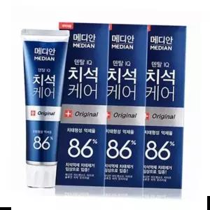 치약도매 메디안 치석케어 오리지널 치약 120g 3P