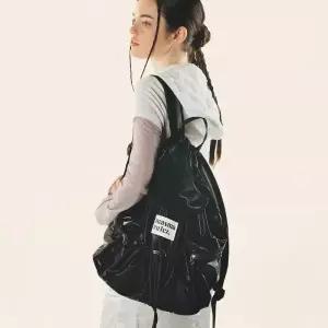 [매장정품] 마스마룰즈 String f랩 LAP backpack _ Glittery black 3311680