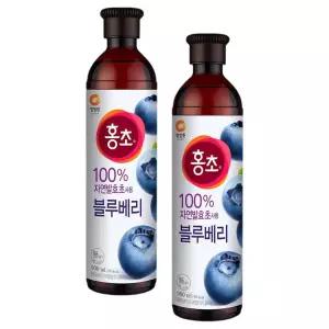 대상 청정원 홍초 블루베리 900ml x 2개