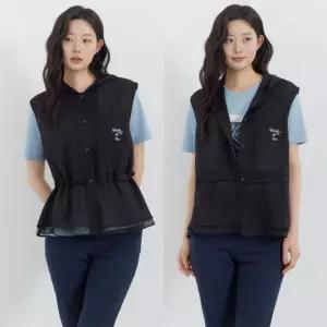 지센 여성 26SS 메쉬안감 후드 베스트 LCVTQ521