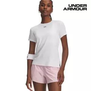 (백)여성 UA 배니시 반팔 트레이닝 라운드 티셔츠 6010870-100 1103559355