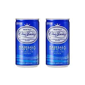 초정탄산수 플레인 190ml x 30캔 탄산음료