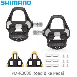 클릿 시마노 SPD SL PD R8000 로드 바이크 초경량 페달 SH11 클리트 포함 레이스 자전거 부품