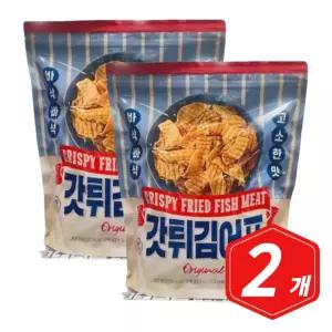 갓튀김 어포 대용량 어포스낵 400g x 2개 안주 간식