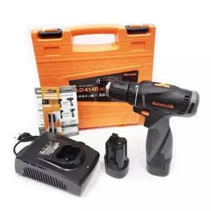 아임삭 충전드릴 AD414R 3G 14.4V 2.0AH 배터리2개
