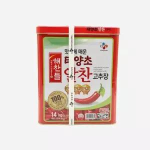 해찬들 알찬고추장 말통 14KG 고추장 대용량 업소용