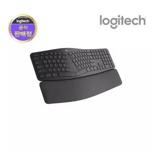로지텍 무선.블루투스 키보드, ERGO K860 에르고 K860 인체공학 블랙