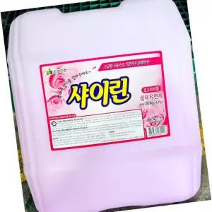샤이린 섬유 유연제 핑크 20K 업소용 대용량 세탁