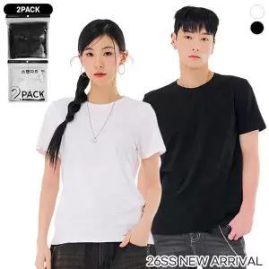 체이스컬트 BASIC 2PACK 반팔 T-SHIRT2Color - 멀티1019439