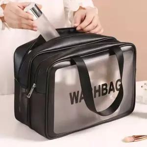 드라이 메쉬 방수 파우치(31x15cm) (블랙)화장품치 바캉스용품 수영치 가방 파우치 수백 물놀이치 세면치