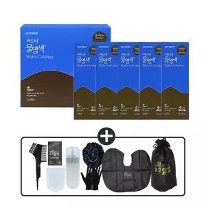 씨드비 물염색 시즌2 프리미엄 새치 커버 미디엄브라운 싱글구성(20회분+염색도