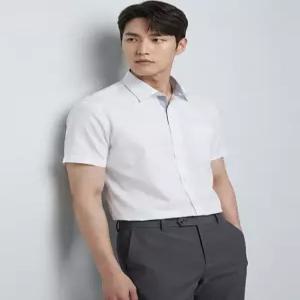 BY파크랜드 오스틴리드화이트 이지케어 반팔 드레스 셔츠-A2DS2310093A 428111