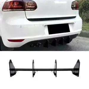 리어 범퍼 립 스포일러 스플리터 보호대 VW 골프 6 MK6 20082012 스탠다드 에디션 장식 가드