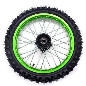 알루미늄 합금 림 앞바퀴 14인치 피트 바이크 휠 광리 60100-14 타이어 32홀 스포크 CRF PRO KLX YZF 110cc