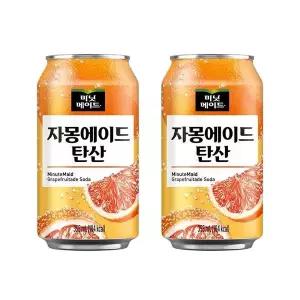 미닛메이드 자몽에이드 탄산 355ml 24개입