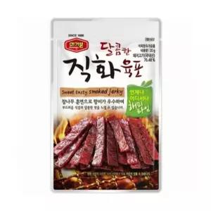 견과류 달콤직화 건어물 안주 마른 혼술 머거본 육포20g 서치1