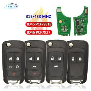 쉐보레호환 Lova Aveo Cruze 용 Opel/Vauxhall Astra Corsa ignia 2/3/4/5 BNT 차량용 리모컨 315/433MHz I