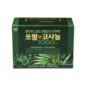 바이오크로스 남진 쏘팔코사놀 그린 1000mg 4개월분 옥타코사놀 쏘팔메토