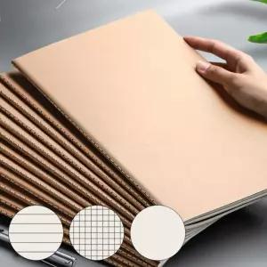 A5 노트 공책 필기 메모 무지 유선 장 연습장 방안지 크라프트 다이어리 모눈종이 203x140mm