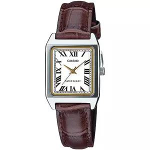 CASIO 카시오 스탠다드 여성 손목시계 LTPV007L7B2 화이트 브라운